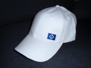 Cap, weiß, HSV.