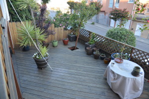 Auf der Terrasse darf ich rauchen